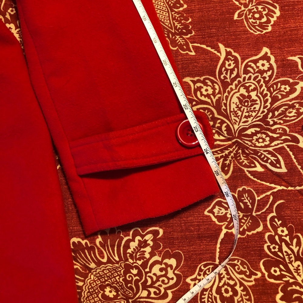 Forever 21 RED Peacoat, L - Picture 10 of 11